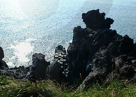 大浦海岸柱状节理带