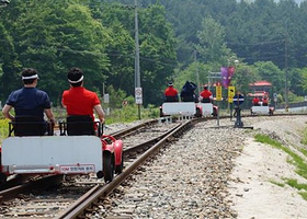 铁路自行车(金裕贞站)