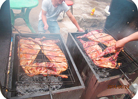 门头沟山水人家碧河湾户外自助烧烤