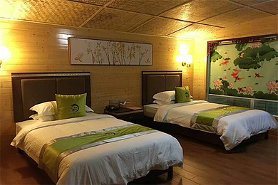 【九龙小镇自驾游】清远英西峰林小镇疍家船屋住宿1晚 峰林小镇门票