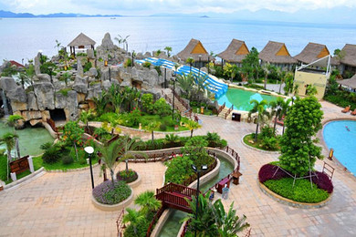 2-4人2天1夜珠海海泉湾公寓住宿1晚 海洋温泉 神秘岛 梦幻剧场 早餐