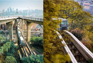 打卡重庆市景,网红轻轨,天坑三桥,龙水峡地缝,大足石刻,磁器口古镇
