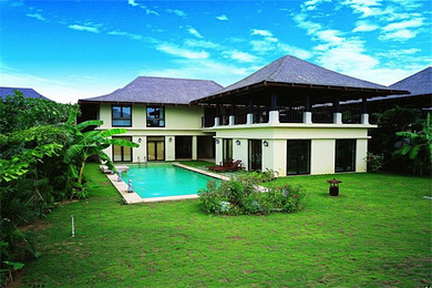 亚龙湾五号别墅度假酒店4日自由行 近百花谷 巴厘岛风情园林 游艇出海